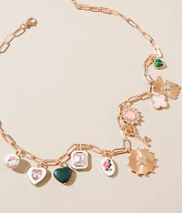 Statement Charm Necklace