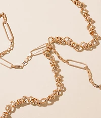 2 Pack Mixed Chain Necklace Set