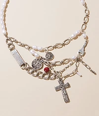 Statement Charm Necklace