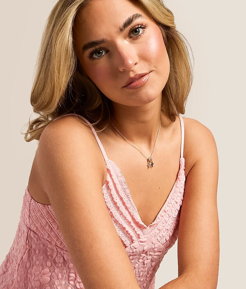 Dainty Cross Charm Necklace