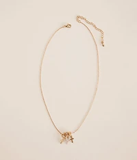 Dainty Cross Charm Necklace