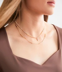 2 Pack Cross Necklace Set