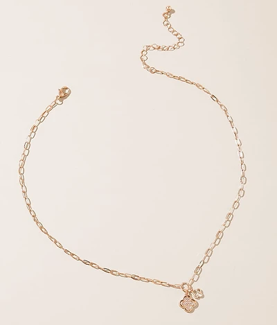 Double Clover Necklace