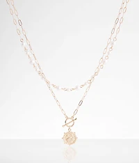 2 Pack Pendant Necklace Set