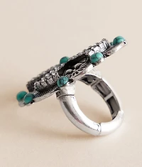 Western Glitz Statement Ring