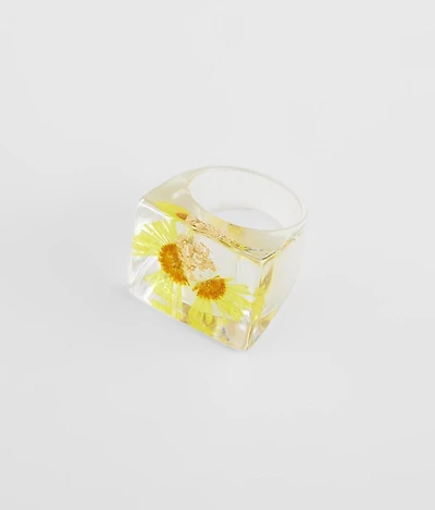Pressed Flower Ring