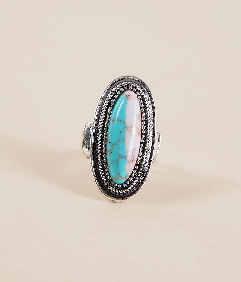 Two Tone Western Ring