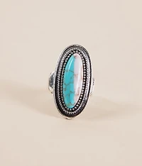 Two Tone Western Ring