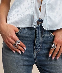 3 Pack Western Ring Set