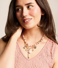 2 Pack Charm Necklace Set