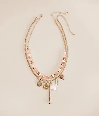 2 Pack Charm Necklace Set