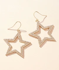 Glitz Star Drop Earring