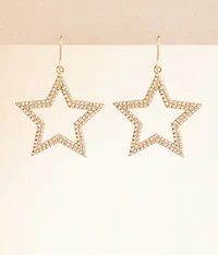 Glitz Star Drop Earring
