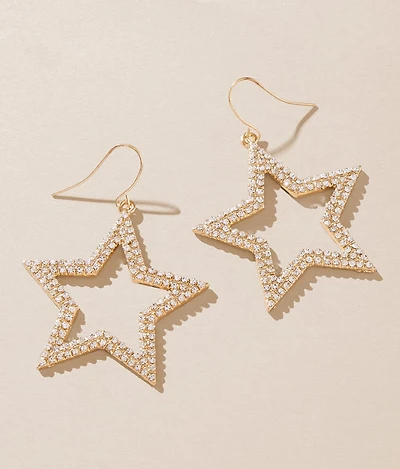Glitz Star Drop Earring