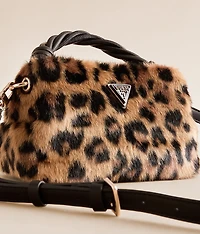 Shaida Leopard Crossbody Purse