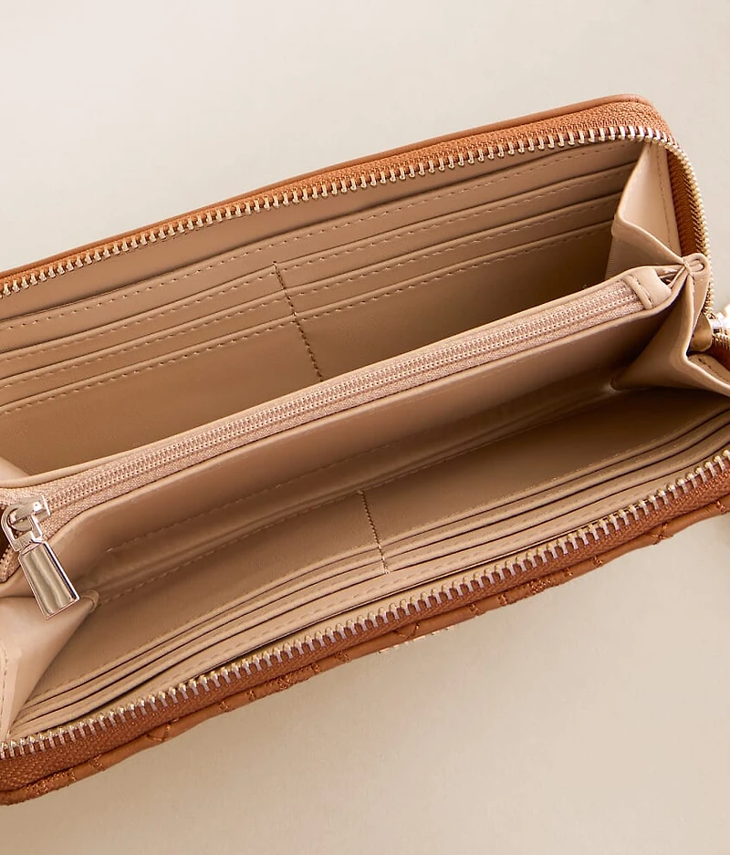 Adelasia Quilted Wristlet Wallet