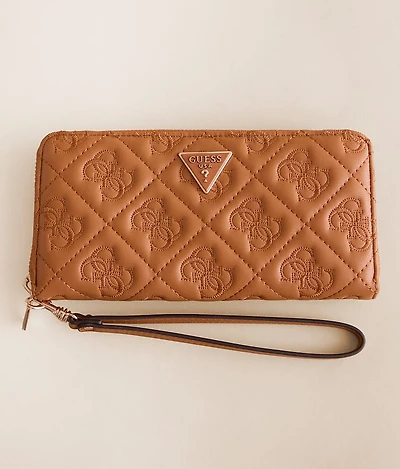 Guess Adelasia Quilted Wristlet Wallet