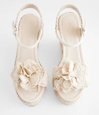 Nala Rosette Espadrille Wedge Sandal