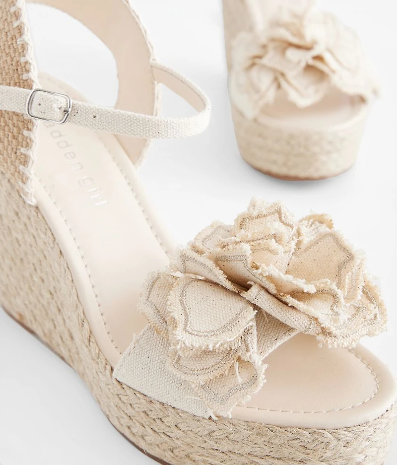 Nala Rosette Espadrille Wedge Sandal
