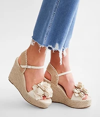 Nala Rosette Espadrille Wedge Sandal