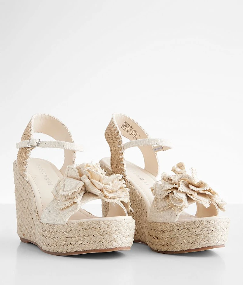 Nala Rosette Espadrille Wedge Sandal