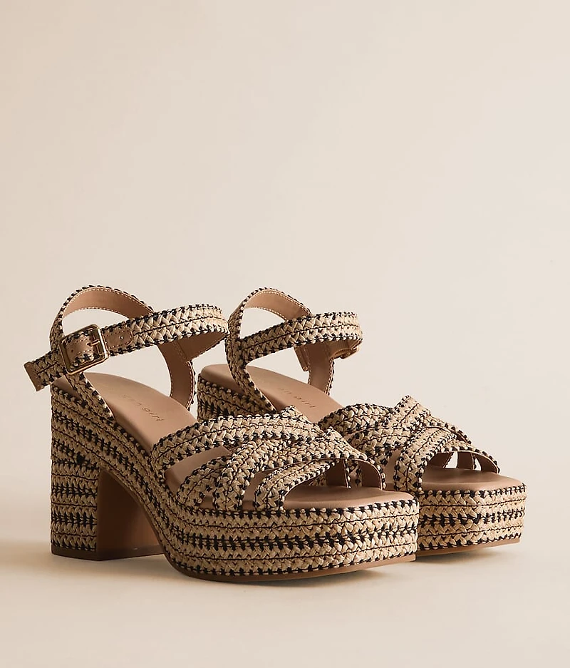 St. Barts Raffia Sandal
