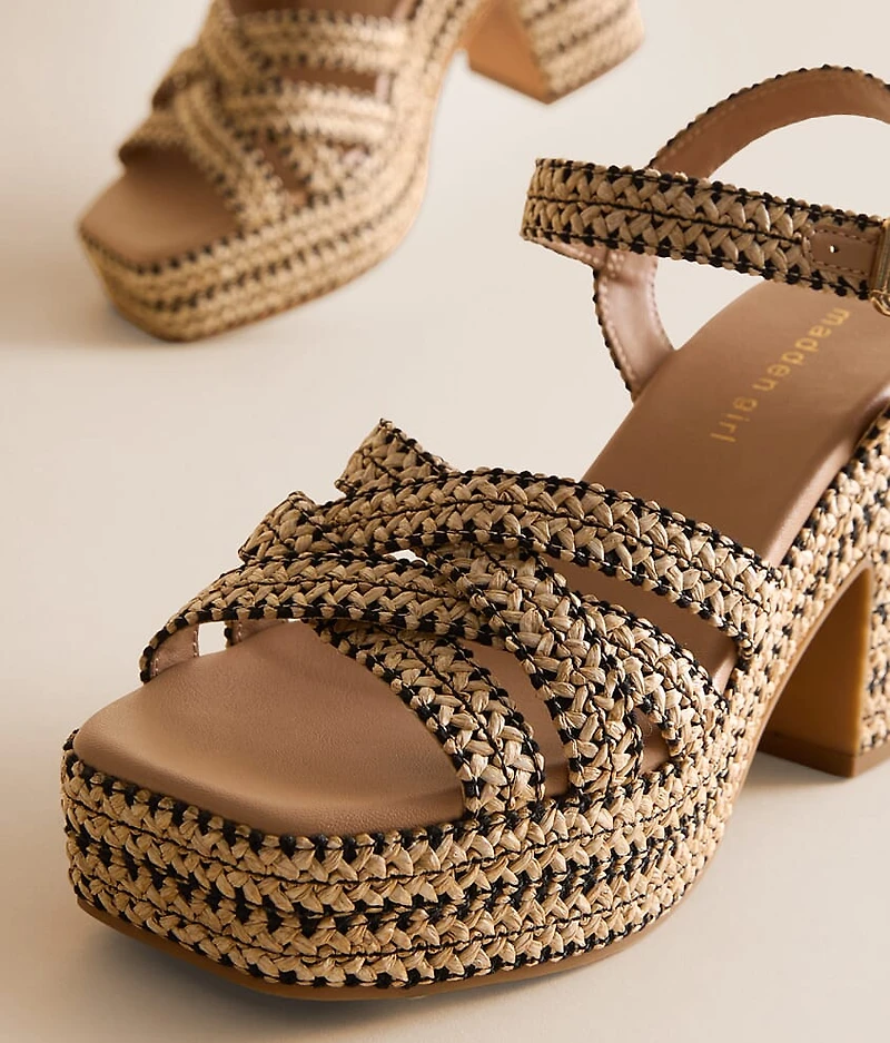 St. Barts Raffia Sandal