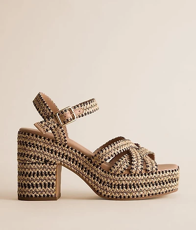 St. Barts Raffia Sandal