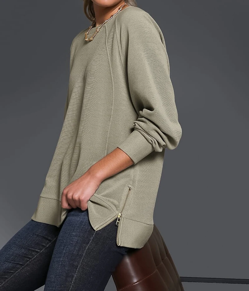 Ribbed Pullover