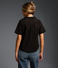 Refined Edit - Eyelet Blouse