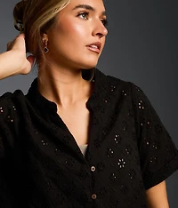 Refined Edit - Eyelet Blouse