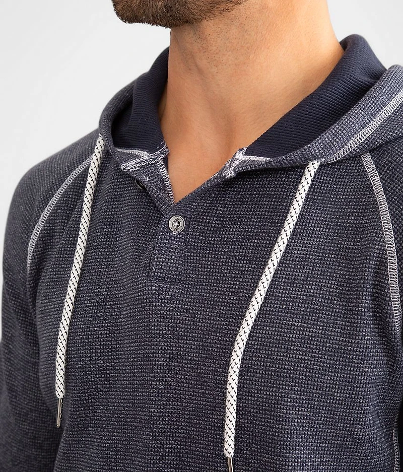 Kirby Thermal Henley Hoodie