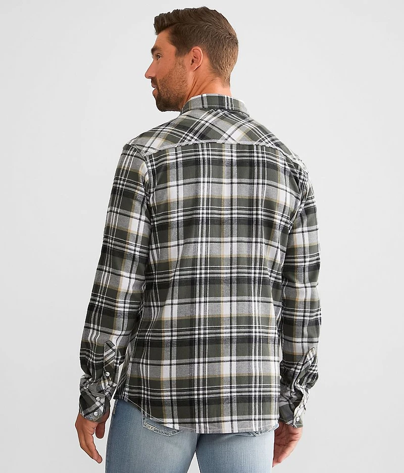 Brushed Flannel Athletic Shirt