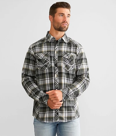 Brushed Flannel Athletic Shirt