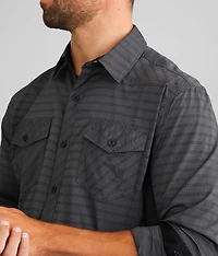 Striped Athletic Performance Shirt