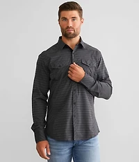 Striped Athletic Performance Shirt