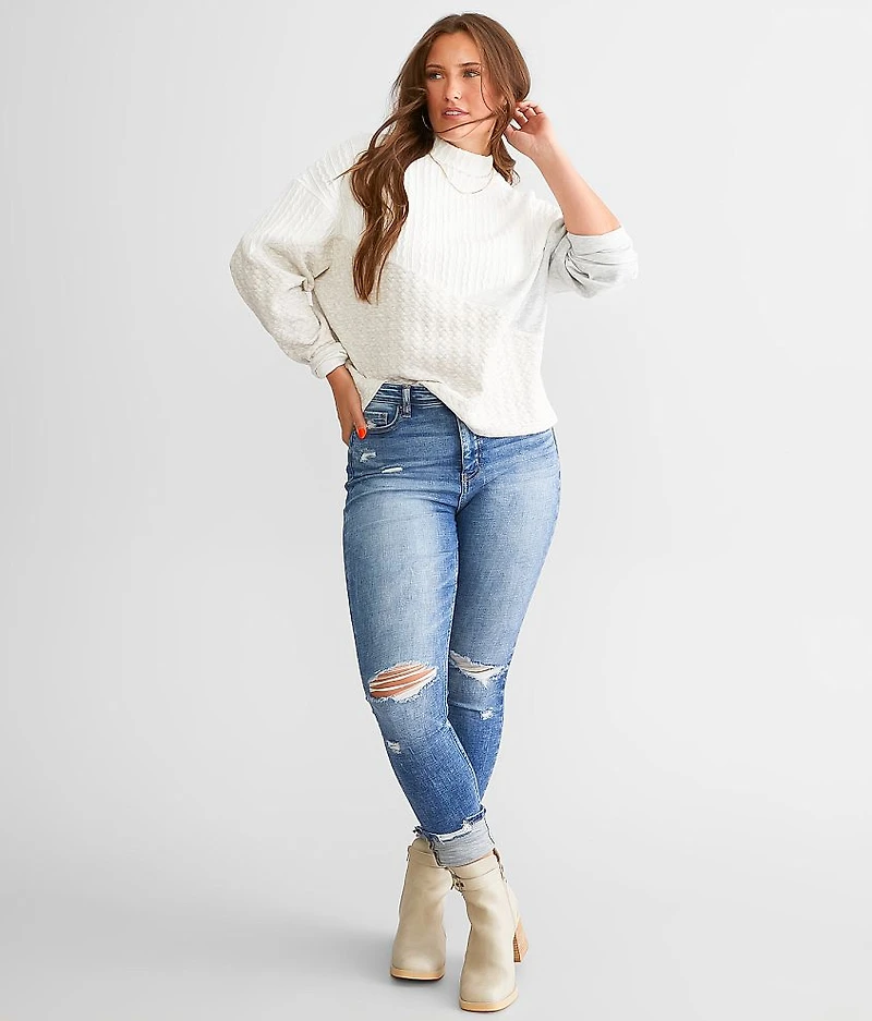 Mock Neck Pullover