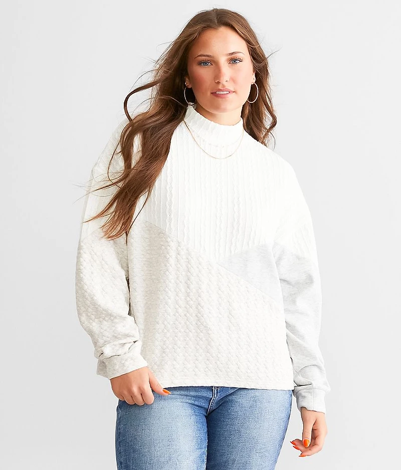 Mock Neck Pullover
