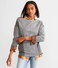 Off The Shoulder Ribbed Top