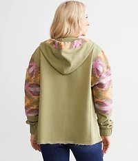 Pieced Southwestern Hoodie