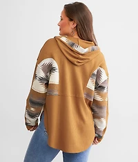 Waffle Knit Hoodie