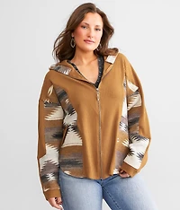 Waffle Knit Hoodie
