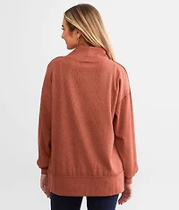 Cowl Neck Knit Top