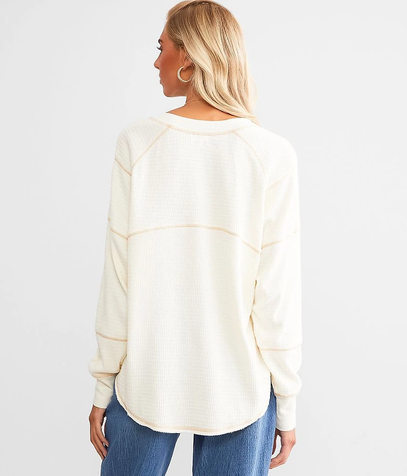 Waffle Knit Top