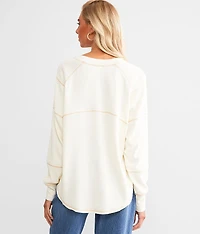 Waffle Knit Top