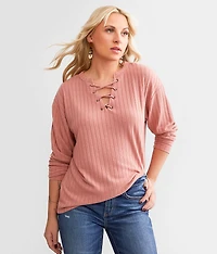 Lace-Up Top