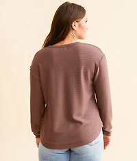 Split Neck Top