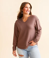 Split Neck Top