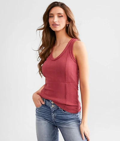 Raw Edge Tank Top