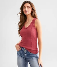 Raw Edge Tank Top